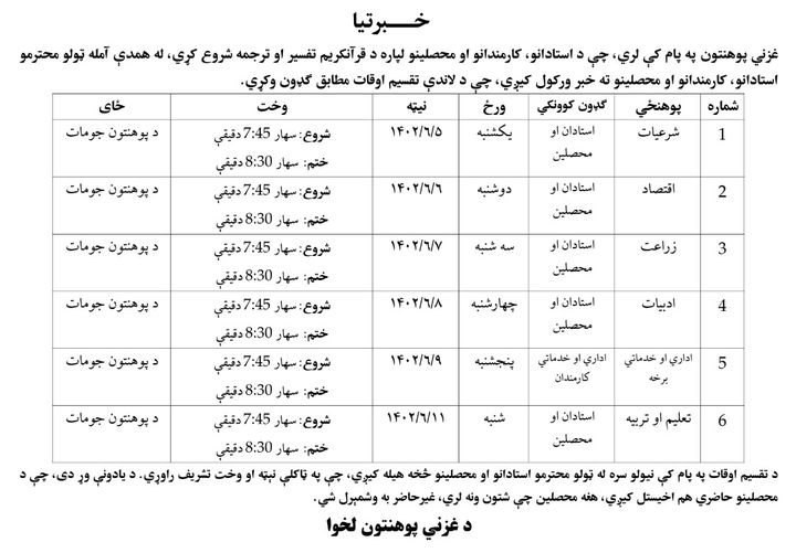 اطلاعیه
